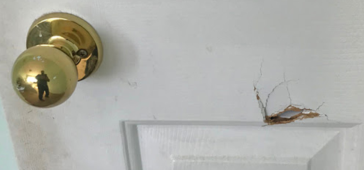 interior door hole repair Lauderhill